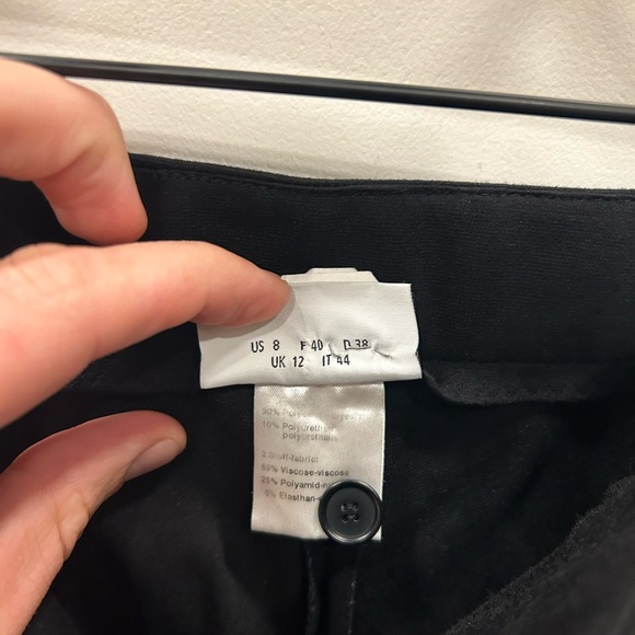 Akris Punto Velvet Jersey Zip Suit Blazer Jacket Pant Set Black 8 / 10 - Picture 9 of 10